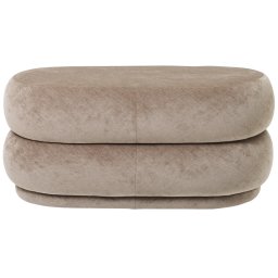 Ferm Living designové stoličky Pouf Faded Velvet Oval