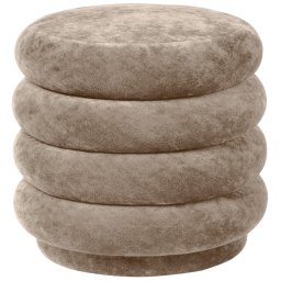 Ferm Living designové stoličky Pouf Faded Velvet Round