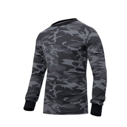 Triko s dlouhým rukávem BLACK CAMO vel. S
