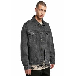 bunda pánská URBAN CLASSICS - Oversized - TB4412 - black stone washe