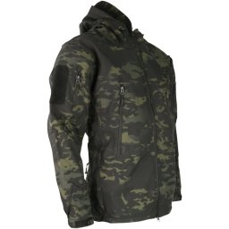 Bunda softshell TACTICAL PATRIOT maskování BTP BLACK vel. L