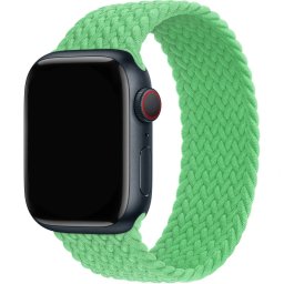 Řemínek iMore Braided Solo Loop Apple Watch Series 1/2/3 38mm - Jasně zelená (L)