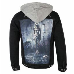 bunda pánská PRIMITIVE x MEGADETH - Countdown Two-Fer Denim - Black - pa421169-blk