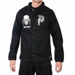 bunda pánská PRIMITIVE x MEGADETH - Rattlehead - Black - pa421175-blk