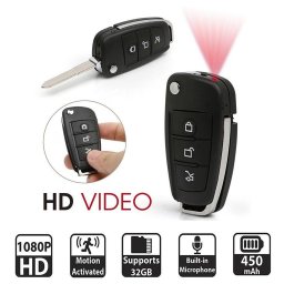 Klíčenka od auta s FULL HD kamerou + detekce pohybu a IR LED