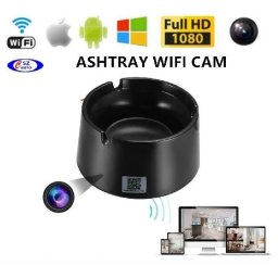 Kamera v popelníku FULL HD + Wifi s detekcí pohybu