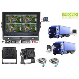 Couvací set - 7" monitor + Kamera s 11 IR LED + MINI AHD kamera