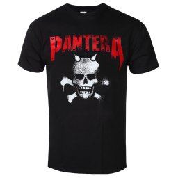 tričko pánské Pantera - Horned Skull Stencil - ROCK OFF - PANTS19MB