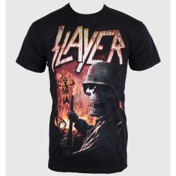 tričko pánské Slayer - Torch - Black - ROCK OFF - SLAYTEE19MB