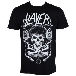 tričko pánské Slayer - Skull & Bones - ROCK OFF - SLAYTEE36MB