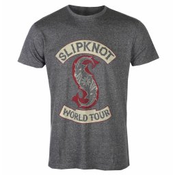tričko pánské Slipknot - Patched-Up Vintage - Black - ROCK OFF - SKVINTS01MB