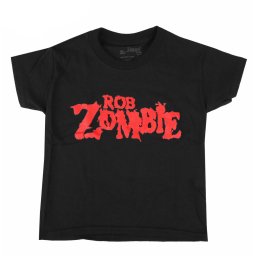 tričko dětské Rob Zombie - Logo Boys - Black - ROCK OFF - RZTEE07BB