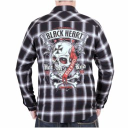 košile pánská BLACK HEART - CRUSTY DEMONS - BLACK - 9646