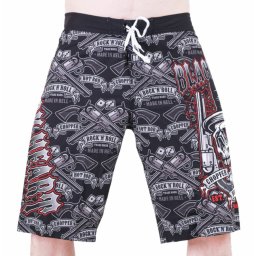 kraťasy pánské (plavky) BLACK HEART - PISTOLERO - BLACK - 12558