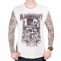 tílko pánské BLACK HEART - PISTOLERO - WHITE - 9679