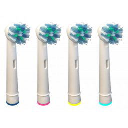 NK01 Náhradní hlavice Koma pro elektrické zubní kartáčky Braun Oral-B Cross Action, 4 ks