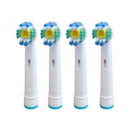 NK07 Náhradní hlavice Koma pro elektrické zubní kartáčky Braun Oral-B 3D WHITE, 4 ks