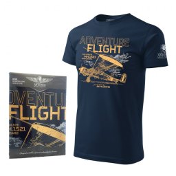 Triko ADVENTURE FLIGHT MODRÉ vel. S