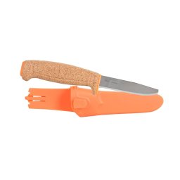 MORA of Sweden nůž FLOATING korková rukojeť ORANŽOVÝ