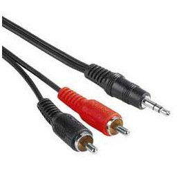 PremiumCord Kabel Jack 3.5mm-2xCINCH M/M 15m
