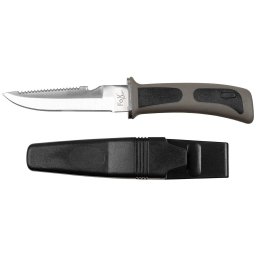FOX Outdoor nůž potapěčský FROGMAN s pouzdrem ČERNÝ