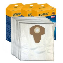 Sáčky WORWO LVMB03 Professional pro Parkside, Einhell, Narex...a další (38x 33 cm) 15ks