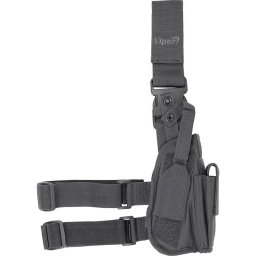 Viper pouzdro pistolové TACTICAL stehenní TITANIUM ŠEDÉ