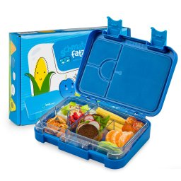 Klarstein Schmatzfatz junior, svačinový box, 6 přihrádek, 21,3 × 15 × 4,5 cm, bez BPA