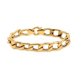 Zlatý náramek Pancíř 12 mm IZ27043N