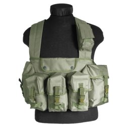 MIL-TEC vesta taktická CHEST RIG 6 kapes ZELENÁ