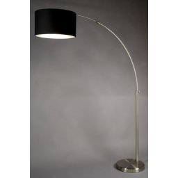 Stojací designová oblouková lampa Dallas Black