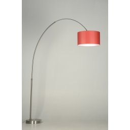 Stojací designová oblouková lampa Adamo Rosso