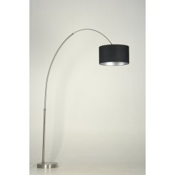 Stojací designová oblouková lampa Adamo Nero
