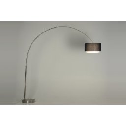Stojací oblouková lampa Adamo Soffito Nero