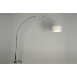 Stojací oblouková lampa Adamo Soffito Bianco