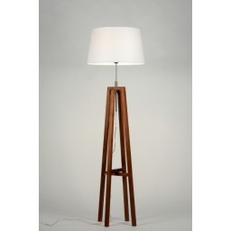 Stojací designová lampa Paola Bianco and Brown