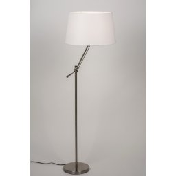 Stojací designová bílá lampa Fianno White