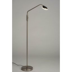 Stojací designová LED lampa Ellena Silver