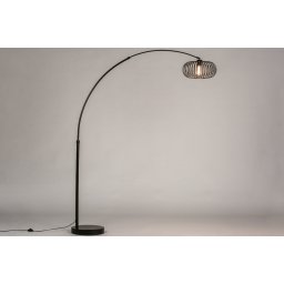 Stojací oblouková lampa Mayor Nero Opinion