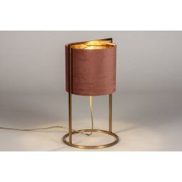 Stolní lampa Burnham Brown and Gold