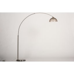 Stojací oblouková lampa Amanite Silver