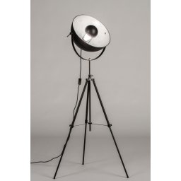 Stojací industriální lampa Ontario Industry FX Silver