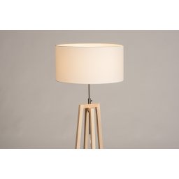 Stojací designová lampa Paola Bianco Maison and Natur Wood