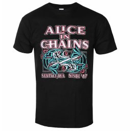 tričko pánské Alice In Chains - Totem Fish - Black - ROCK OFF - AICTS17MB