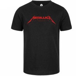 tričko dětské Metallica - Logo - black - red - Metal-Kids - 648.25.8.3