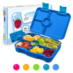 schmatzfatz by Klarstein Lite Lunchbox 6 přihrádek 20,8x4,5x15 cm BPA-free Tritan