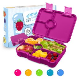 schmatzfatz by Klarstein Lite Lunchbox 6 přihrádek 20,8x4,5x15 cm BPA-free Tritan