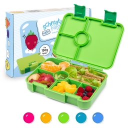 schmatzfatz by Klarstein Lite Lunchbox 6 přihrádek 20,8x4,5x15 cm BPA-free Tritan