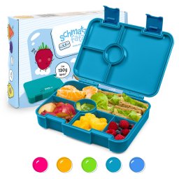 schmatzfatz by Klarstein Lite Lunchbox 6 přihrádek 20,8x4,5x15 cm BPA-free Tritan