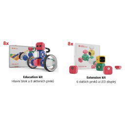 8x ROBO WUNDERKIND Education Kit a 8x ROBO WUNDERKIND Extension Kit - Doporučená konfigurace pro běžnou třídu
